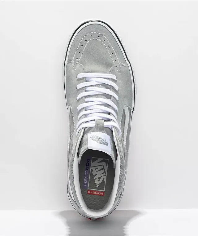 Vans Skate Crockett High Rise Grey Skate Shoes CoolSprings Galleria