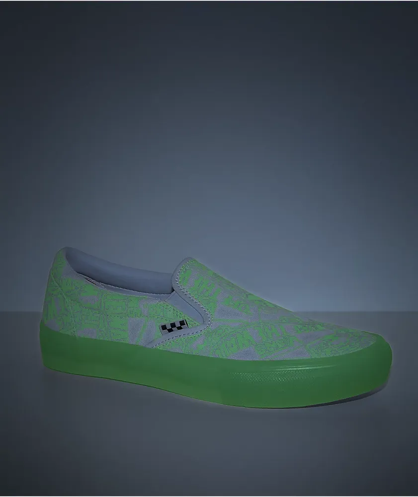 Glow in the dark vans slip ons online