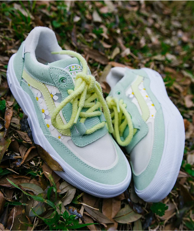 VANS x BRIGHTON ZEUNER WAYVEE★コラボ★兼用 Vans Skate Wayvee Brighton Zeuner Pastel Green Skate Shoes