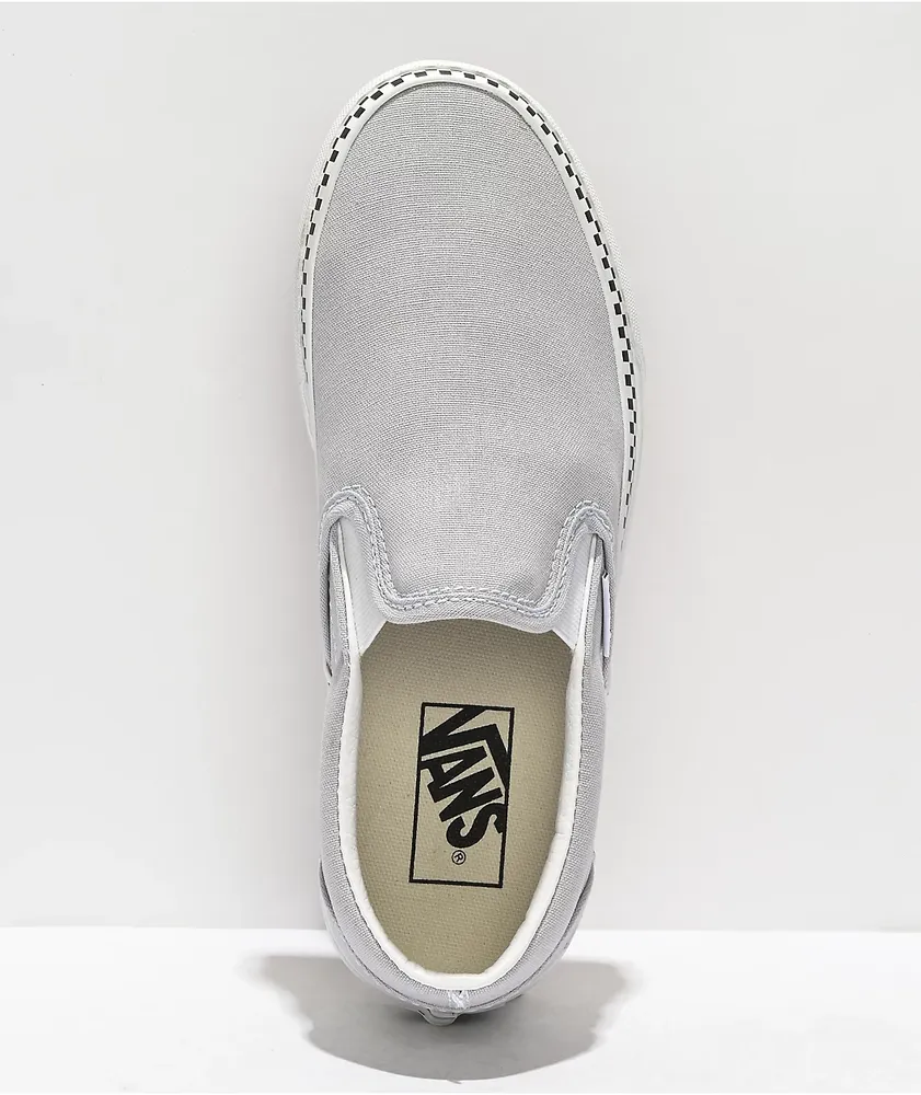 Vans grey hotsell dawn slip on