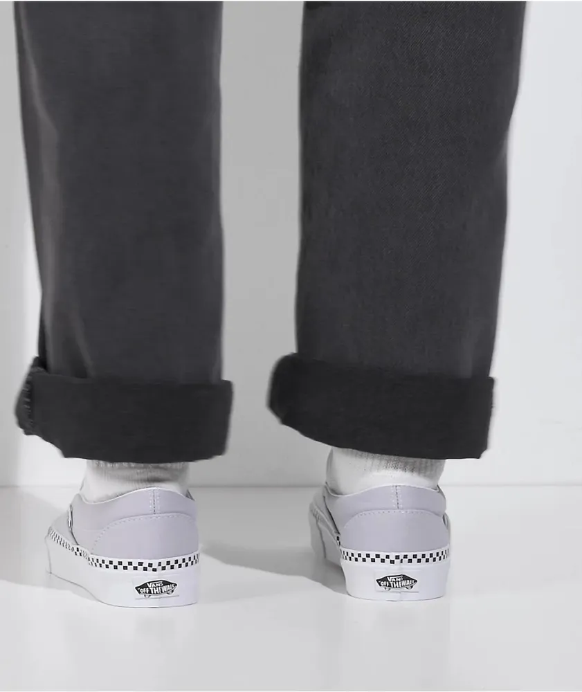 Vans gray clearance dawn slip on