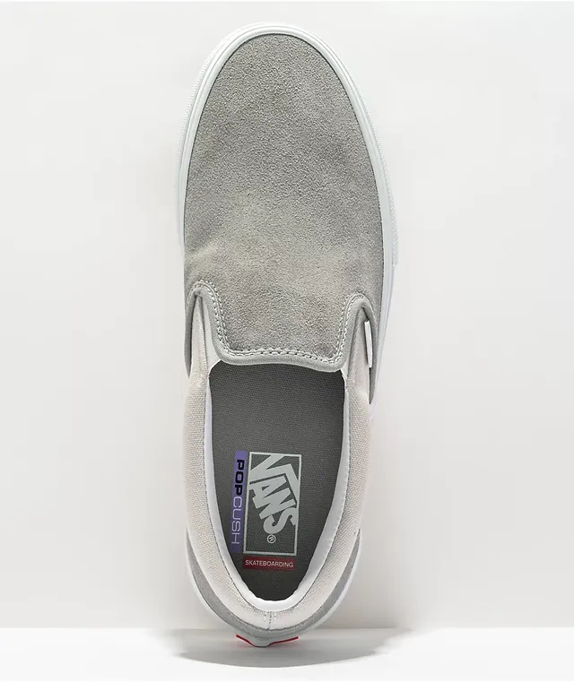 Frost grey vans slip ons shop