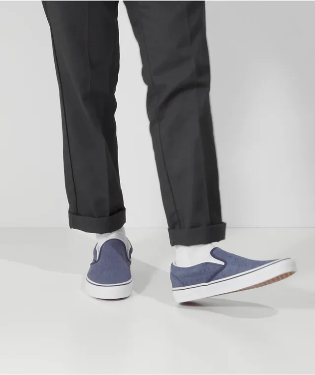 Vans dress sales blues slip on