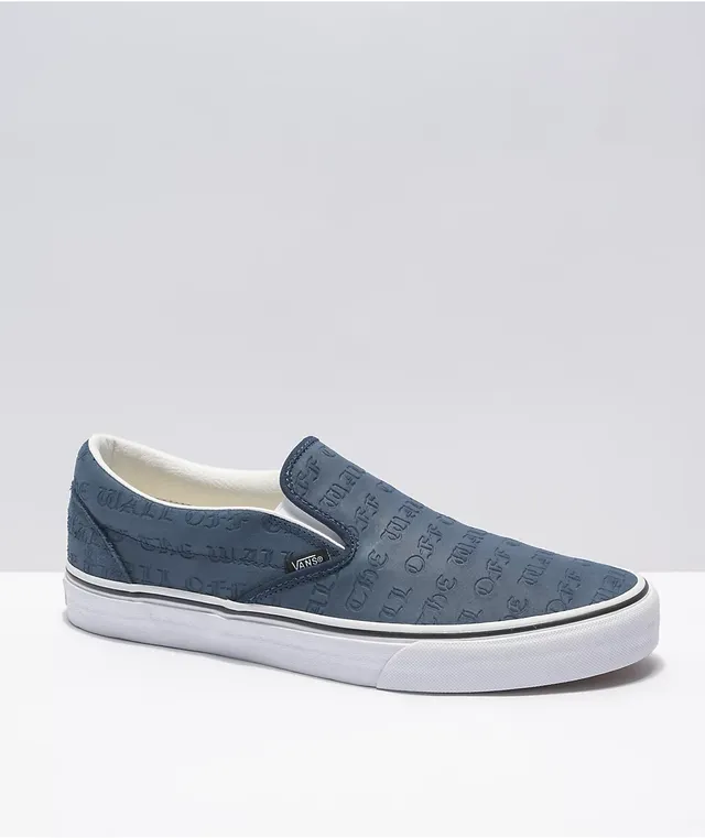 Vans dress blues slip sale on