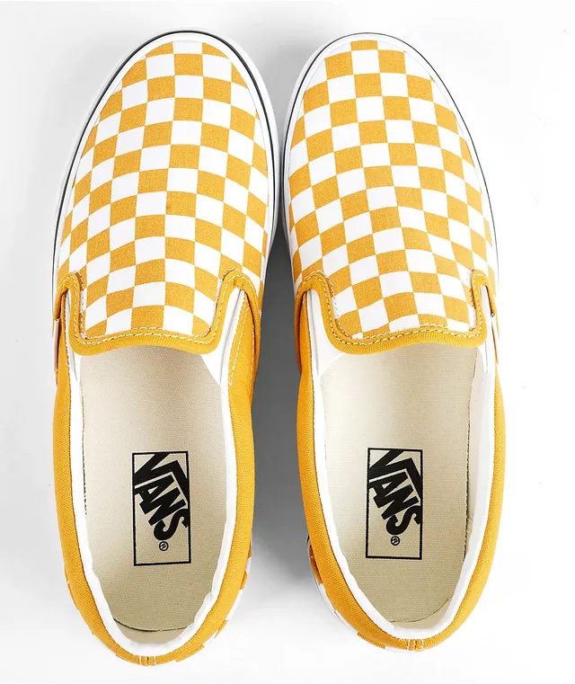 Yellow discount vans zumiez
