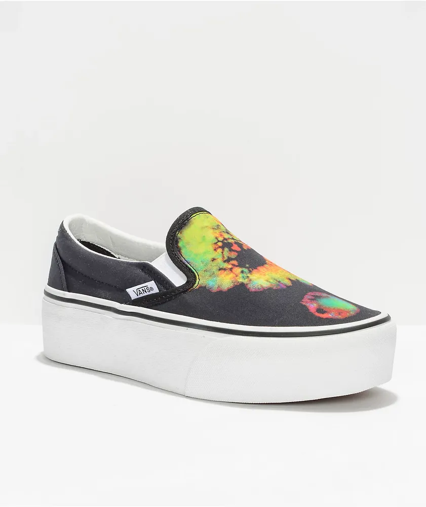 Vans Slip On Paradoxical Black Platform Shoes CoolSprings Galleria