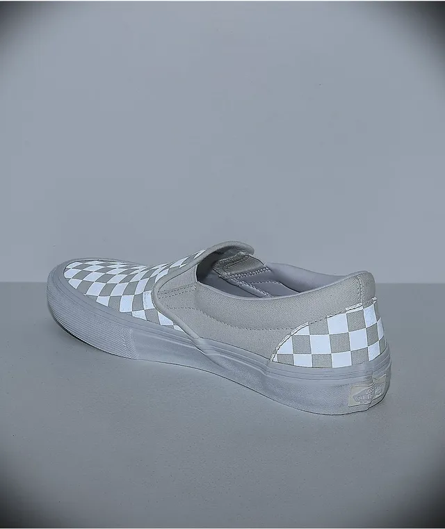 Vans slip on hot sale pro reflect white