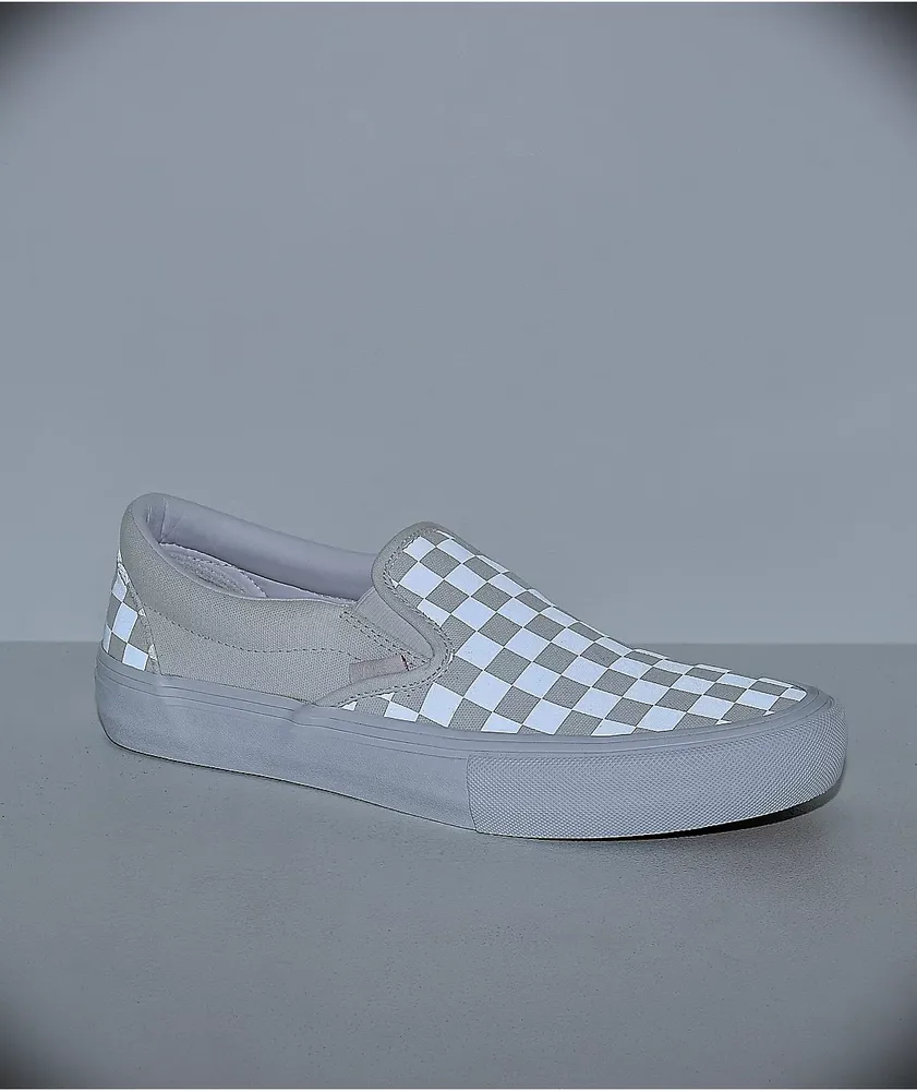 Vans slip on hot sale pro reflect white