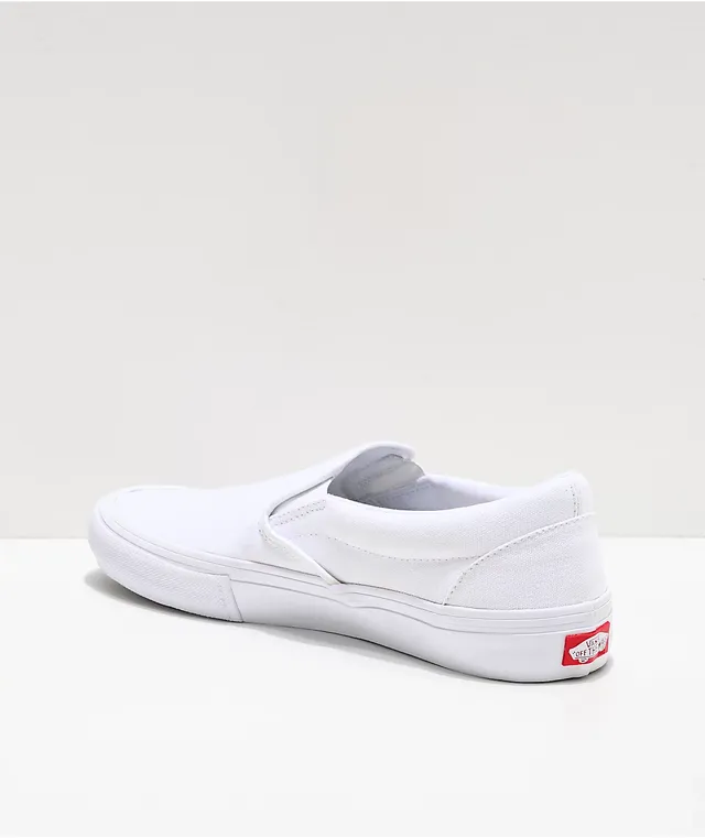 Slip on pro white deals