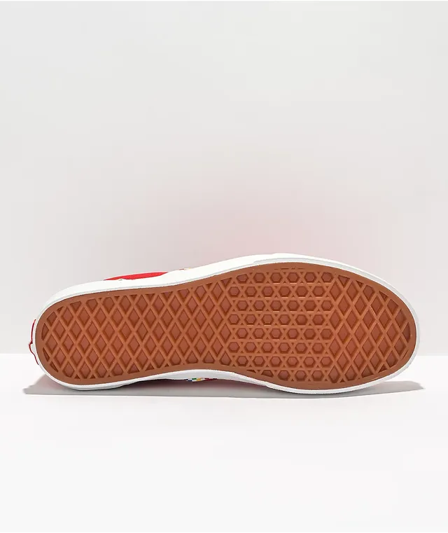 Vans slip on rainbow skate shoe outlet