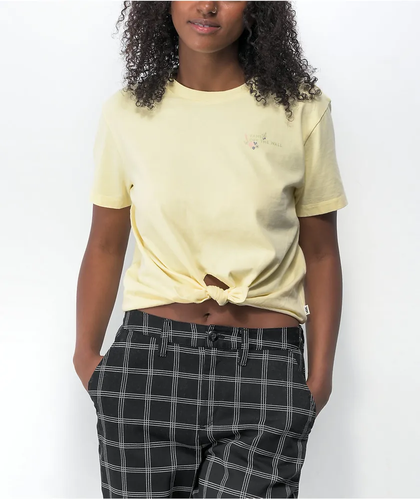 Vans yellow tee 2025