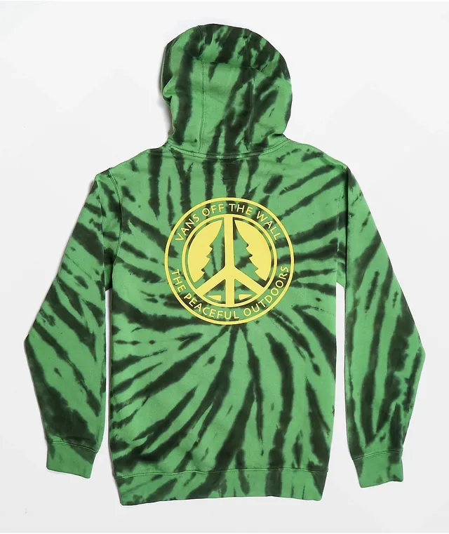 Vans Trippy Outdoors Green Tie Dye Hoodie Hamilton Place
