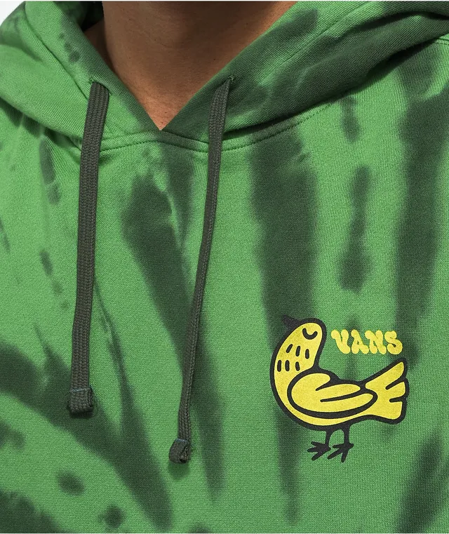 Vans green and yellow hoodie on sale