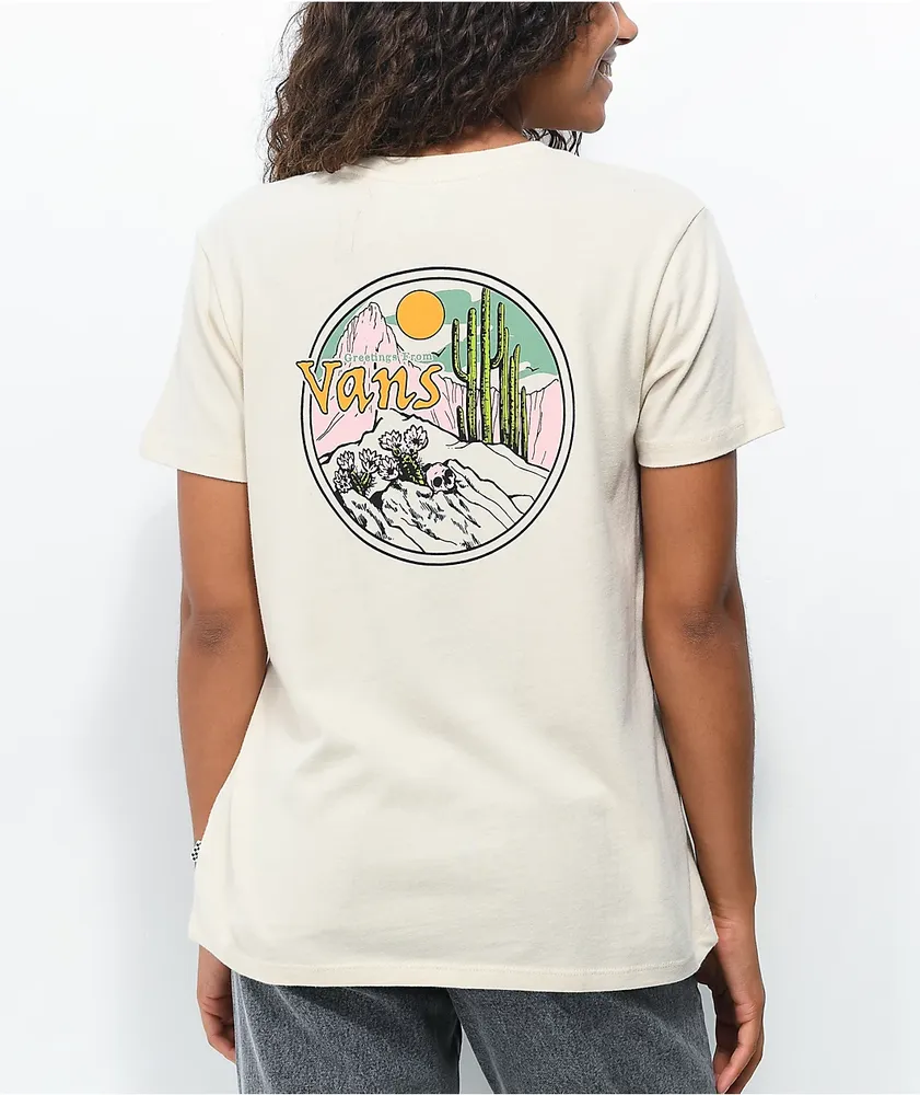 T shirt sales vans beige