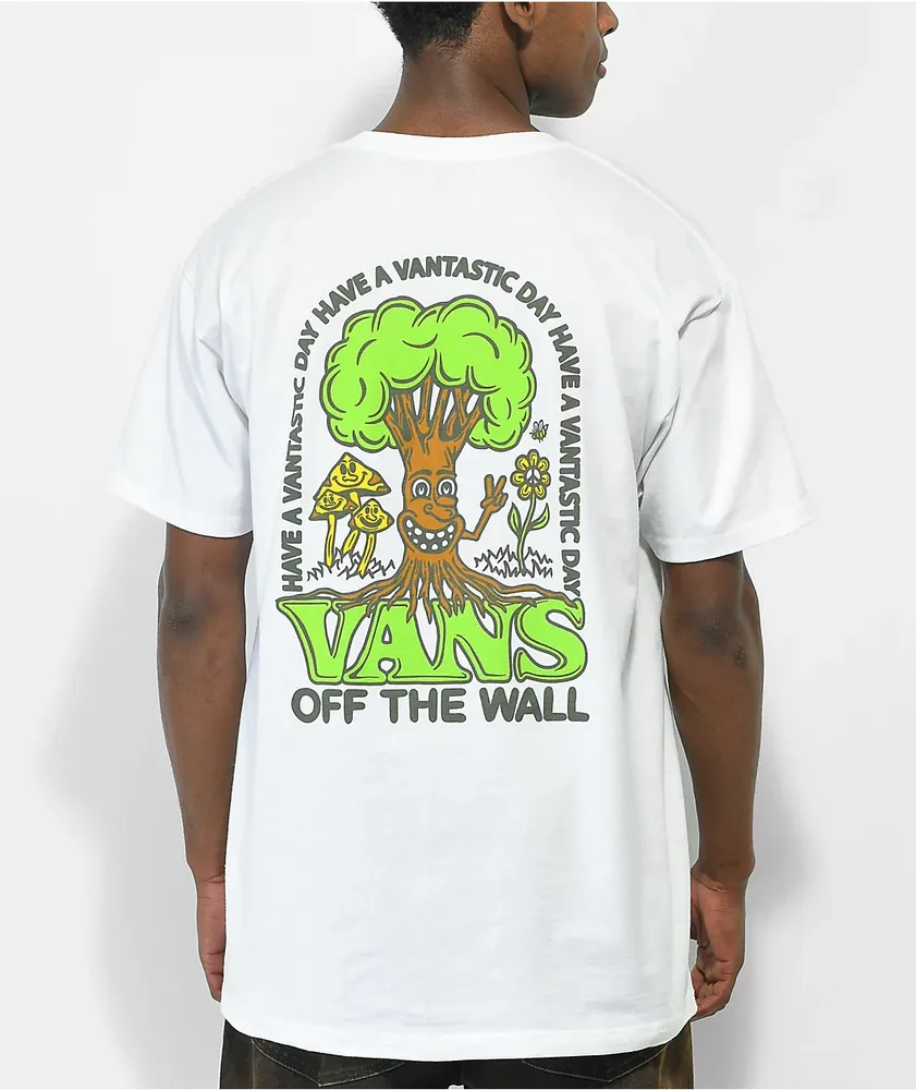 Vans Well Rooted White T Shirt Pueblo Mall