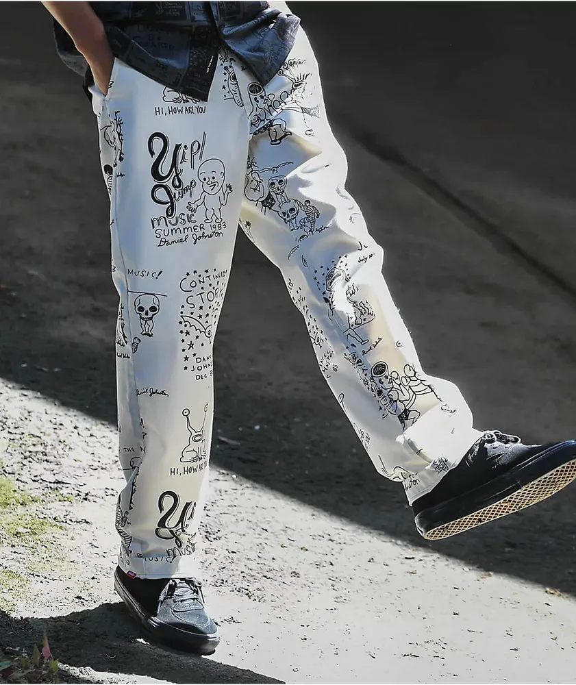 Vans white new arrivals jeans