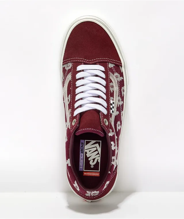 Vans old sales skool burgundy