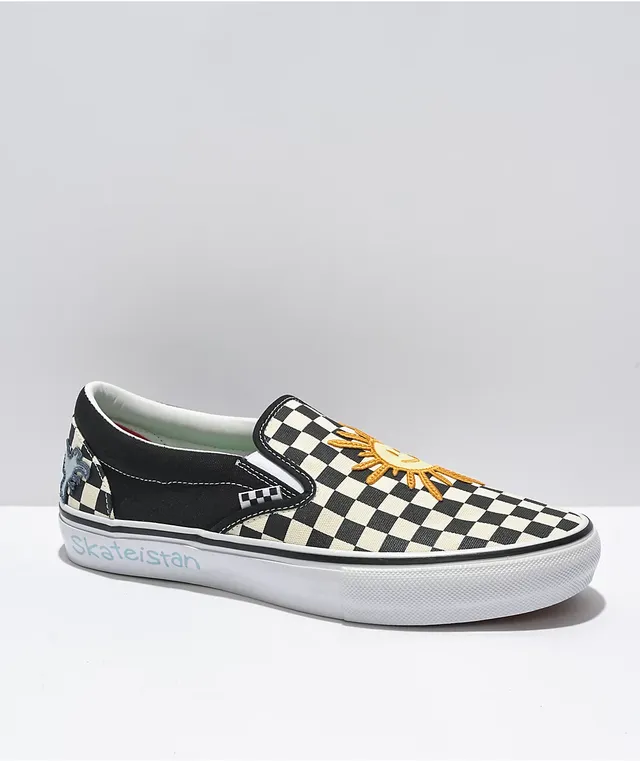 Vans slip on tiger checkered 2025