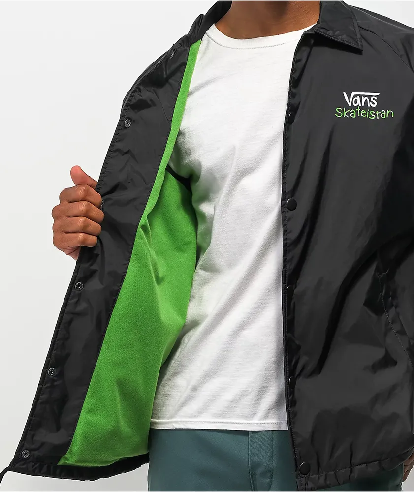 Vans x Skateistan Torrey Black Coaches Jacket | MainPlace Mall