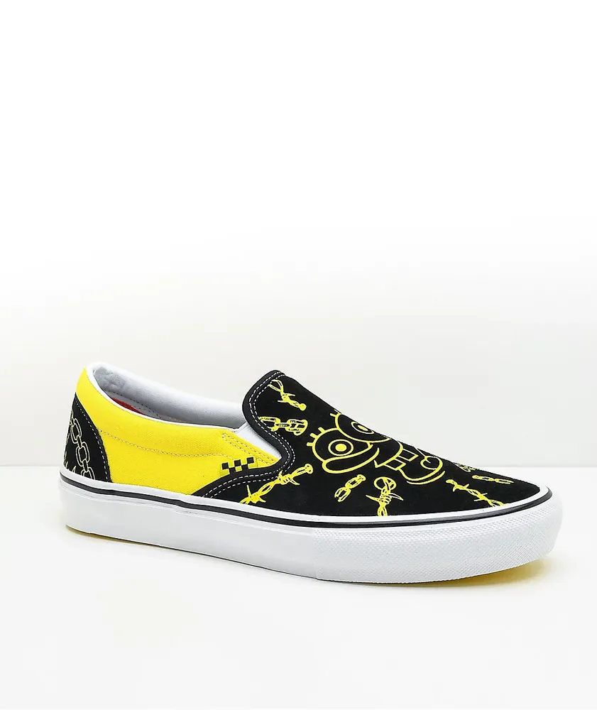 Vans spongebob slip on sales