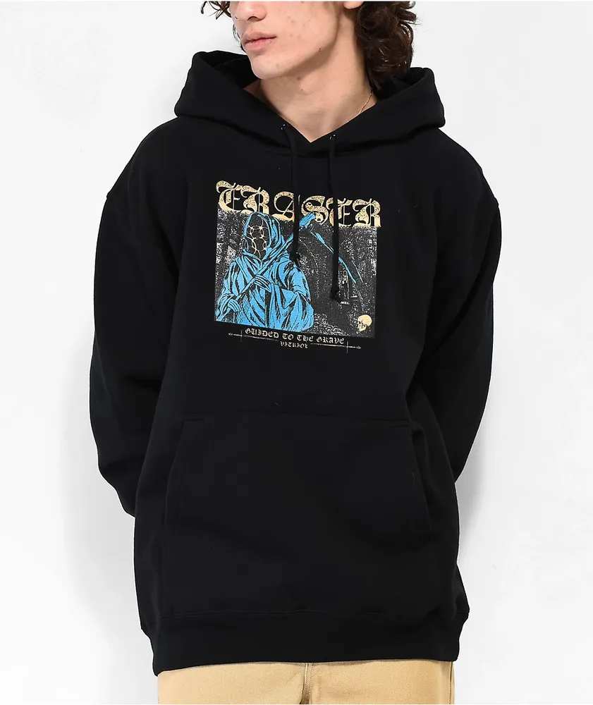 Vitriol jamison butterfly black oversized hoodie 2025