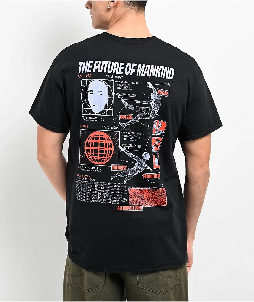 Vitriol Future Of Man Black T-Shirt at Hamilton Place in