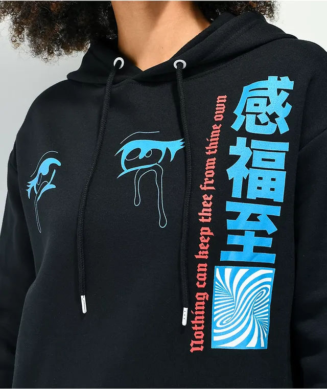 Vitriol jamison butterfly black cheap oversized hoodie