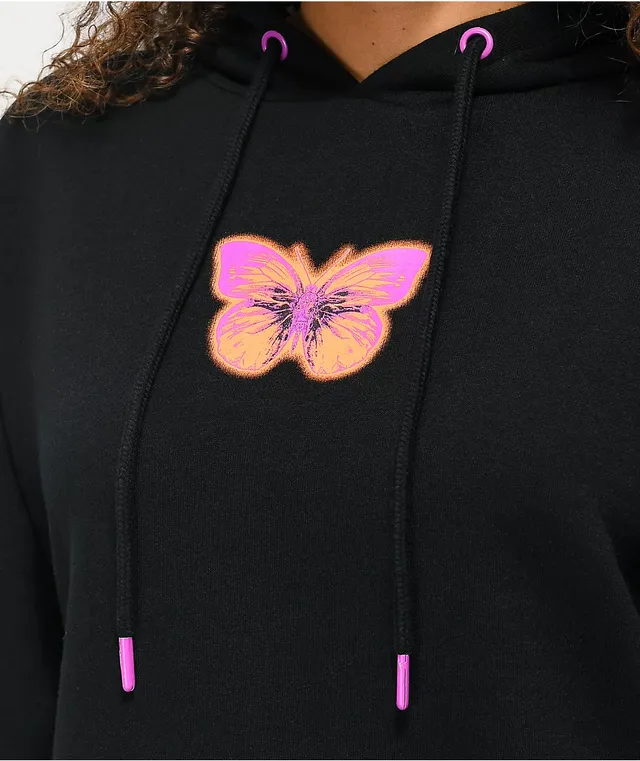 Vitriol jamison butterfly black outlet oversized hoodie