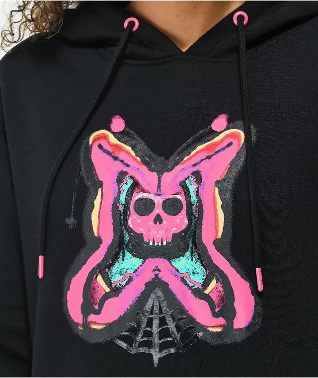 Neon skeleton hoodie sales