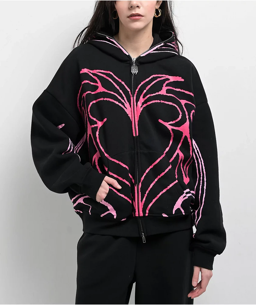 Vitriol Lenexa Black Zip Hoodie | Arden Fair