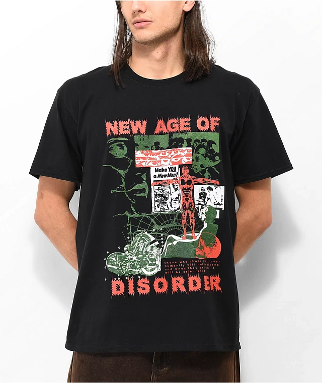 Vitriol New Age Disorder Black T-Shirt at Hamilton Place in