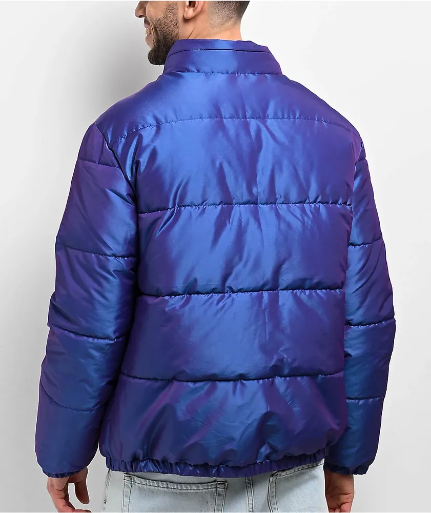 Vitriol Verso Purple Reversible Puffer Jacket | Arden Fair