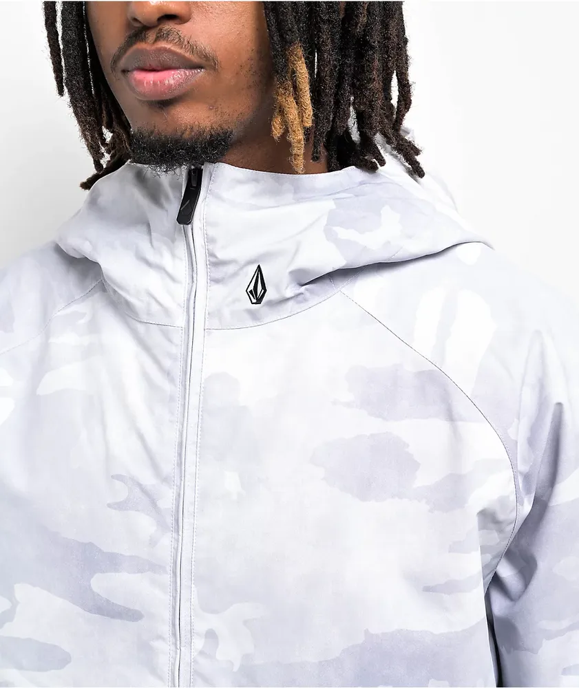 Volcom 2836 White Camo 20K Snowboard Jacket Coquitlam Centre