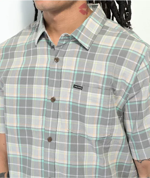 Volcom button up short sleeve clearance
