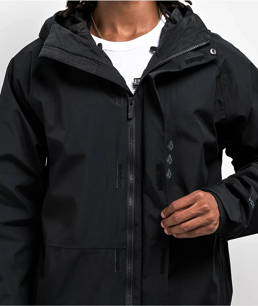 Volcom Dua Gore-Tex Black Snowboard Jacket | Connecticut Post Mall