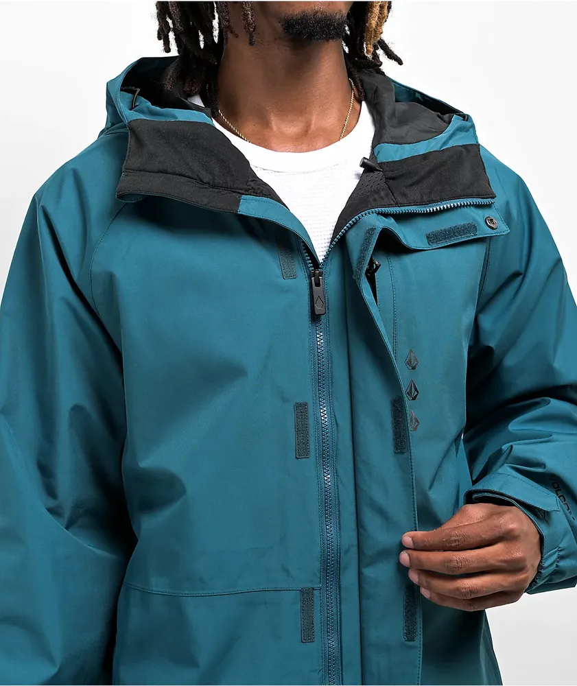 Volcom Dua Gore-Tex Blue Snowboard Jacket at Hamilton Place in