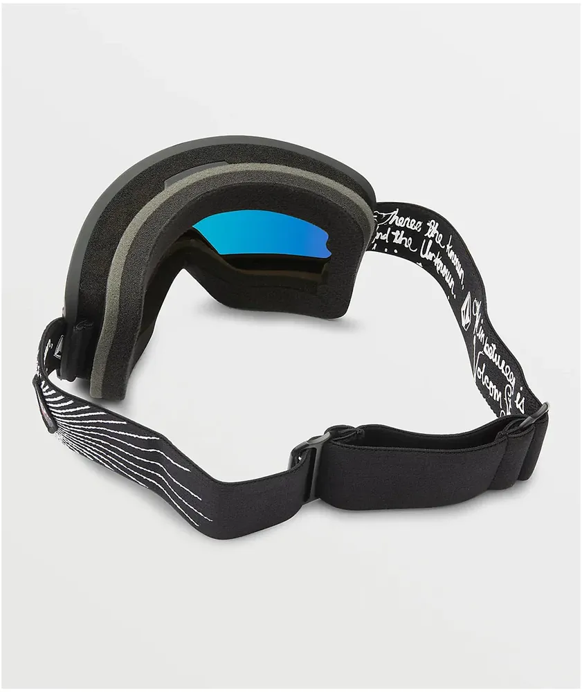 Volcom Garden Jamie Lynn Blue Snowboard Goggles 2024 at Hamilton