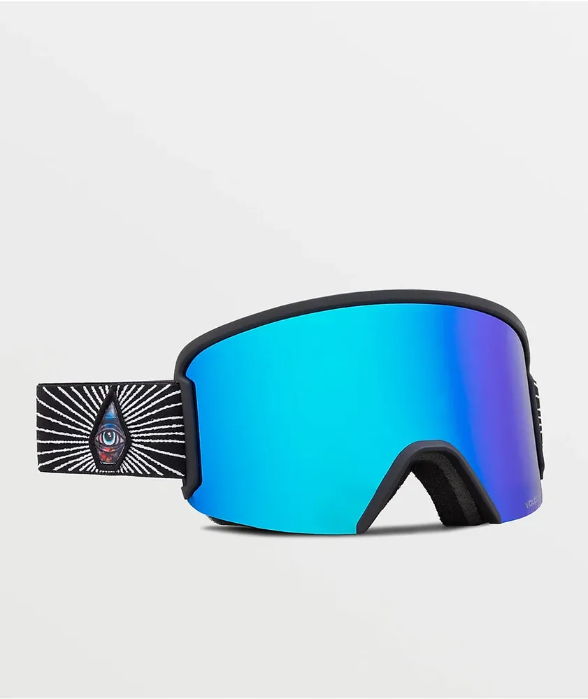 Blue snowboard goggles discount