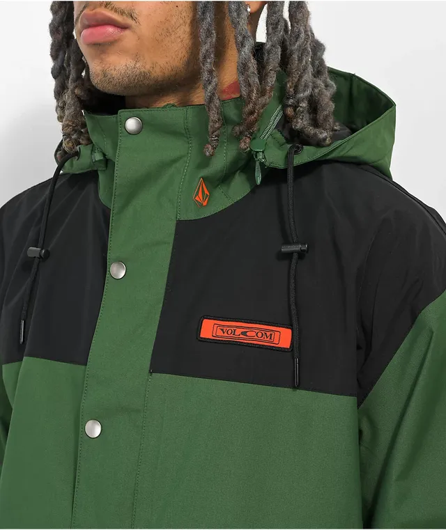Volcom Longo Dark Green Gore Tex Anorak Snowboard Jacket