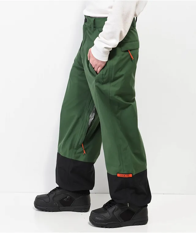Dark green sale snowboard pants