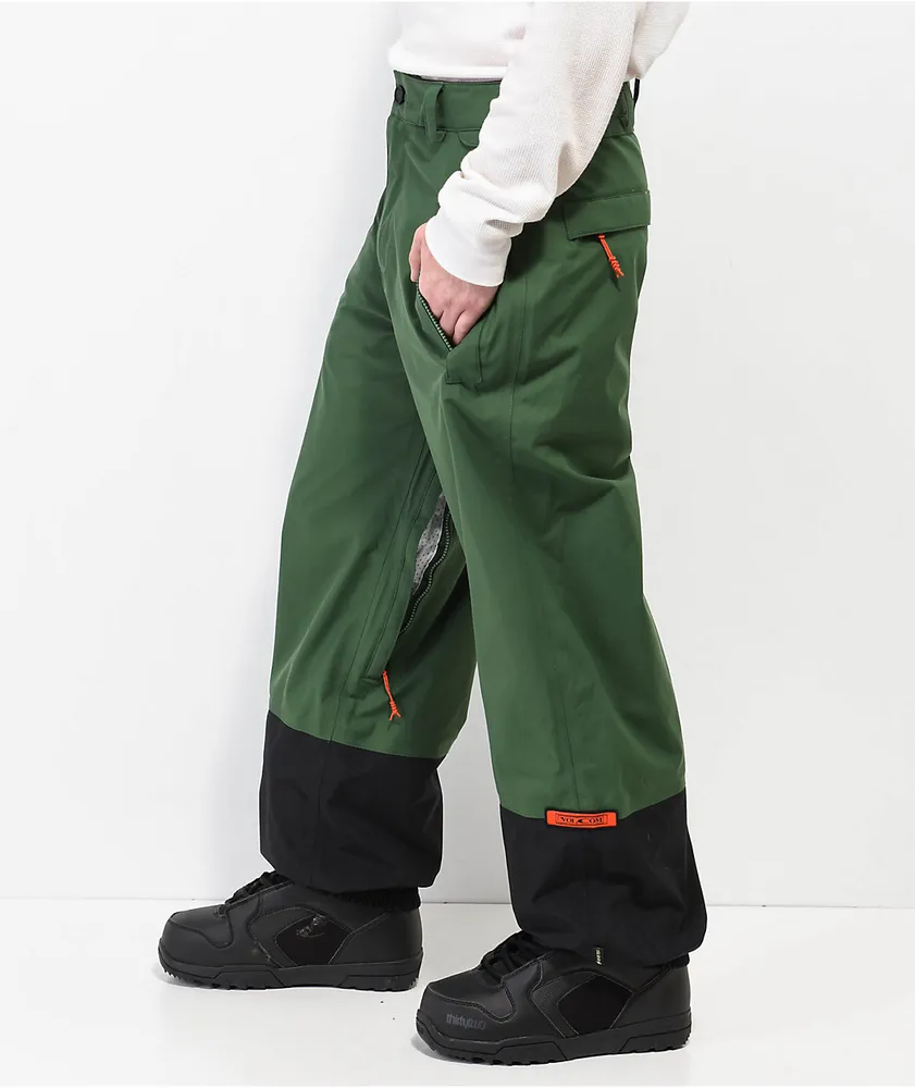 Volcom Longo Gore-Tex Green Snowboard Pants | MainPlace Mall