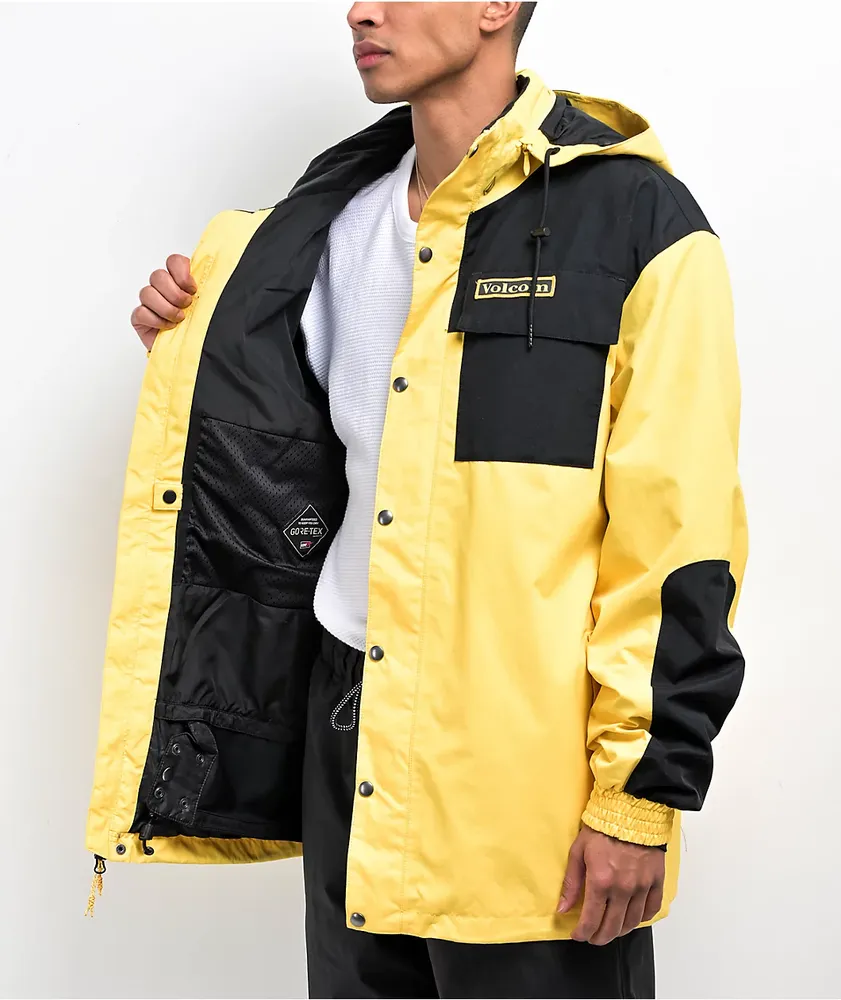 Volcom Longo Yellow Gore Tex Snowboard Jacket 2024 Mall of America