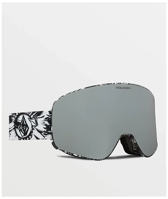 Volcom Odyssey OP Art & Purple Chrome Snowboard Goggles at