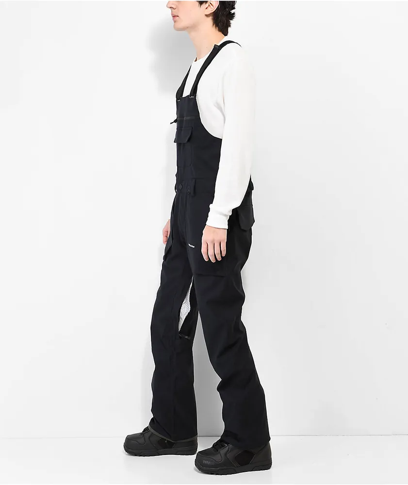 Volcom Roan Black 15K Snowboard Bib Pants at CoolSprings Galleria