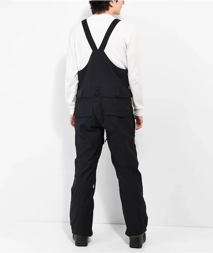 Volcom Roan Black 15K Snowboard Bib Pants | MainPlace Mall