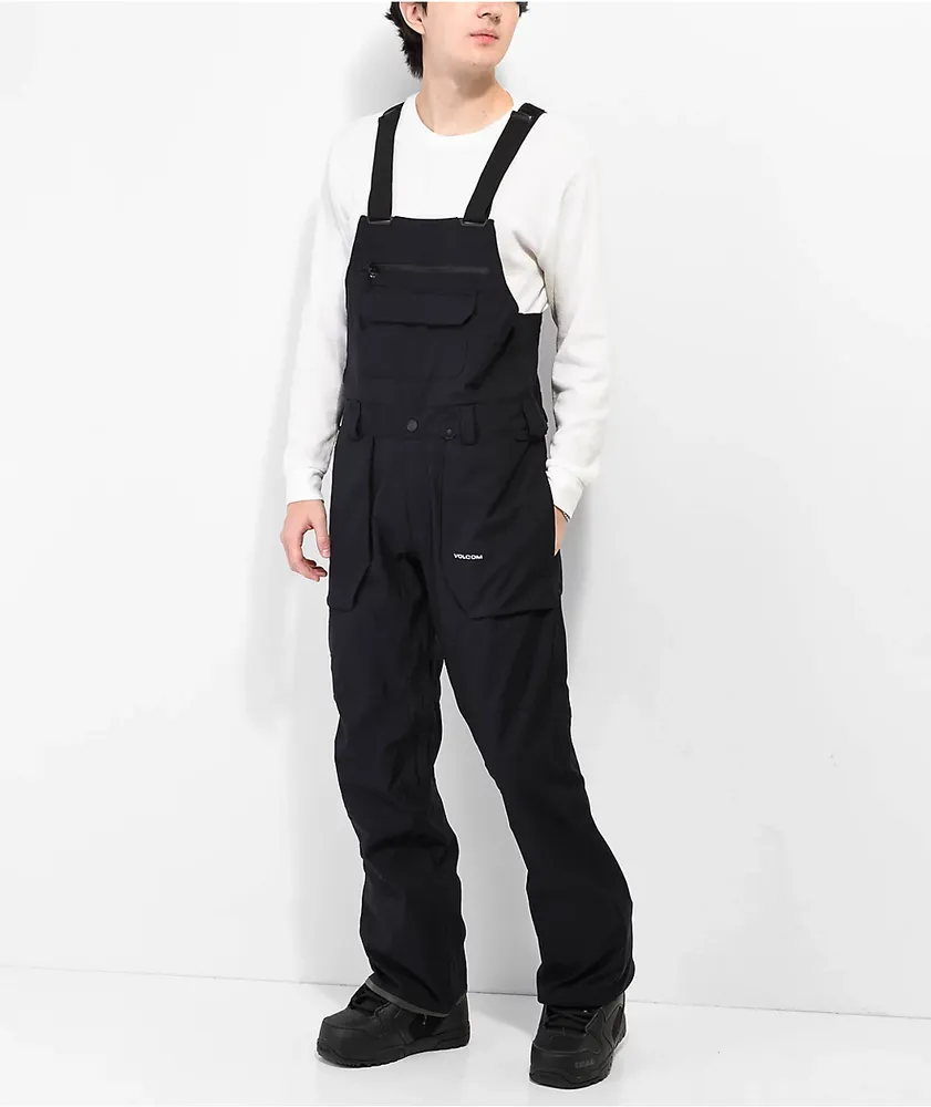 Volcom Roan Black 15K Snowboard Bib Pants | MainPlace Mall