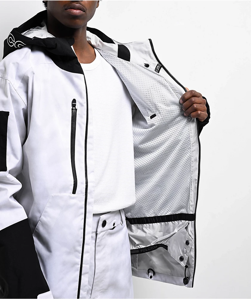 Volcom V.Co WFO White Camo 15k Snowboard Jacket | Arden Fair