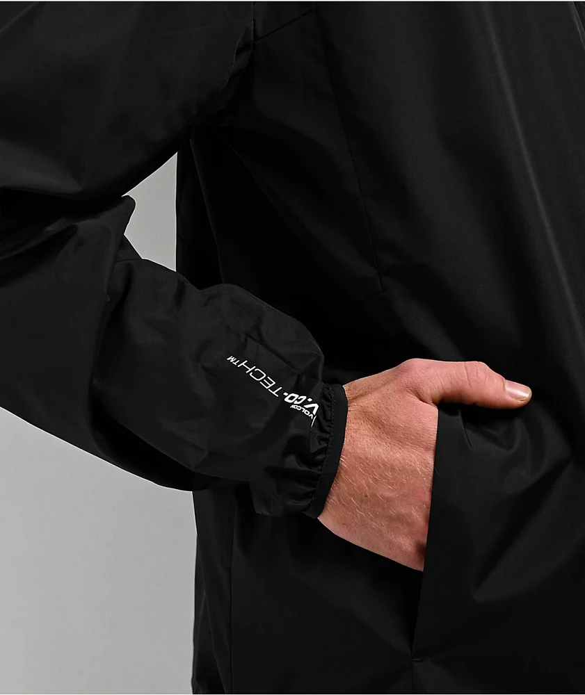 Volcom Wavern Black Windbreaker Jacket | MainPlace Mall