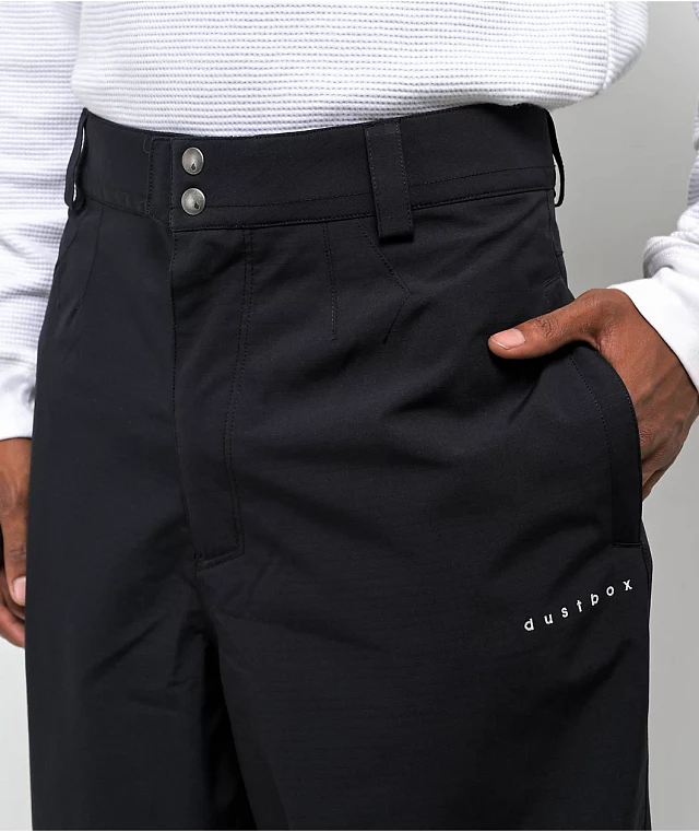 Volcom x Dustbox Black 10K Snowboard Pants | MainPlace Mall