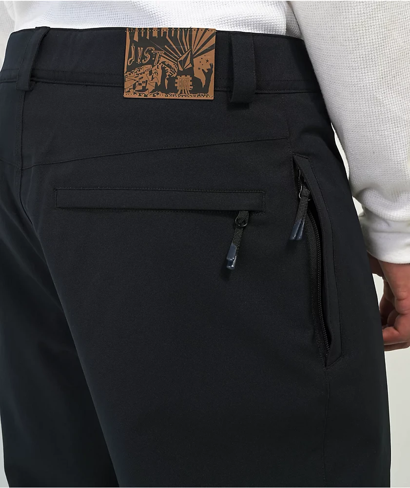 Volcom x Dustbox Black 15K Chino Snowboard Pants | Liberty Center